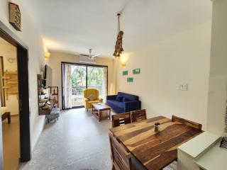 Luxury 1 BHK Serviced Apartment with Gym, Pool & Modern Amenities - 5 Minutes to Candolim Beach - 4