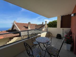 Tres bel appartement vue mer la turbie - 4