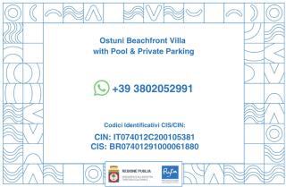 Luxury Ostuni Beachfront Villa with Pool & Private Parking - 7