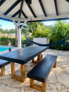 villa familiale avec piscine privée aux trois ilets - 7