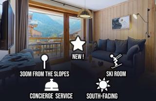 New - South-facing terrace, parking, 300 m slopes - 0
