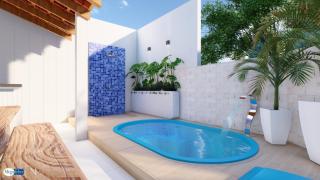 Casasveraneio casa top com 3 suítes com ar condicionado a 100 m da Praia - Barra de São Miguel, 7 minutos do gunga e 3 da praia bonita e conchas ! Área gourmet particular com churrasqueira , chuveirão !condomínio com muito verde,piscina de 10m! - 0