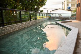 Flat 100m da praia, piscina, churrasqueira e sauna BY Oasis Ferias - 9