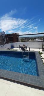 Apto 2 quartos sendo 1 suíte, com varanda, apenas 250m praia de Intermares - 1