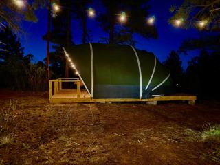 Rustic Mountain Winter Tent Glamping Retreat - 3