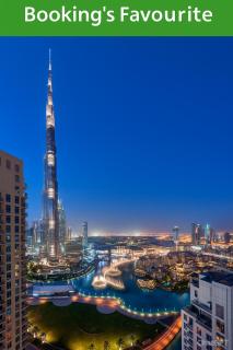 The residences 1 - Luxury 1BR apt in Downtown Dubai - 2 mins walk to Burj Khalifa & Dubai Mall - 9