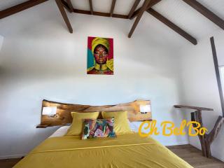 BEL BO- Haut de villa vue mer, front de mer et accès 4 plages à Deshaies - 1