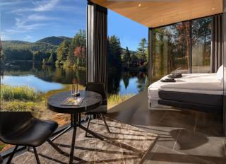 White Birch Mirror House at FarAway Pond - 3