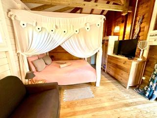 Villa Gaïa - Bungalow Ti-Spa et son jacuzzi privé dans un jardin tropical, séjour en amoureux ou en famille - 8