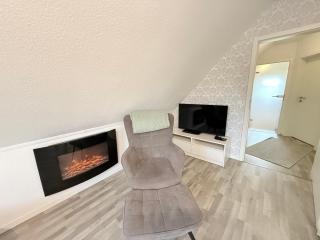 Ferienwohnung Haus Moorblick Garten mit Terrasse Netflix E-Kamin Thermomix - 6