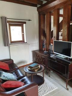 Charmante longère percheronne avec cheminée, jacuzzi et verger -  - 1