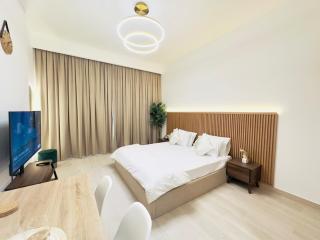 Mahenti – Elegant Studio Apartment | Azizi Riviera - 3