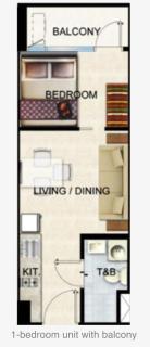 Shore1 Residence, Tower A, 1bedroom with balcony near in Mall of Asia - 9