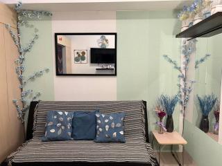 Greece Theme Boni MRT Train Edsa 1BR with Netflix Prime HBO Max Fast Internet Pool Light Mall - 6