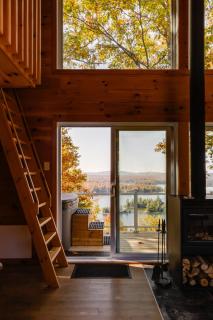 Cabin N1 Les Grand'Pares Lake view Jacuzzi - 8