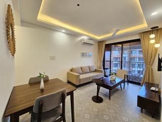 Rustic Heaven - 1BHK Apartment in Candolim with Pool, Gym and Modern Amenities - 5