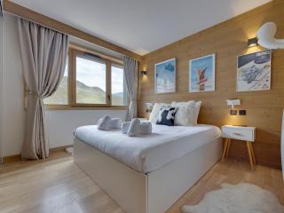 Appartement dernier étage Tignes Le Lac, 5 pièces, 8-10 pers, balcon sud, TV BOSE - FR-1-641-81 - 2