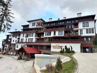 Апартаменты Гранд Ризорт с камином и видом на лес - 0