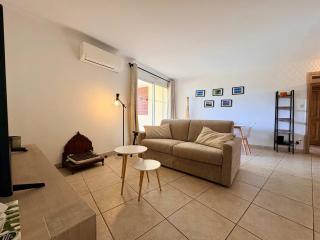 Vue piscine Appartement sympa - Valras-Plage - 7