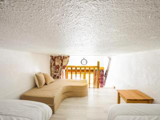 Studio 3 pers, balcon, proche pistes et commerces, animaux acceptés - FR-1-411-493 - 2