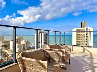 Apto 2 Quartos 150m PRAIA Cozinha completa CHURRASQUEIRA AR CONDICIONADO Wi-Fi e vaga privativa de garagem Reserve agora mesmo - 1