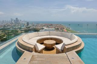 Cartagena WOW Ocean View, Rooftop Pool, Gym & Desk - 3