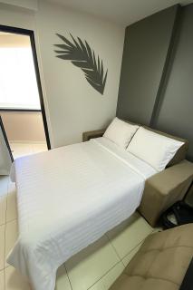 Apartamento confortável, climatizado, ótimo local. - 4