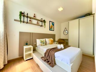 Apto em Condominio Frente Mar com Piscinas Spa Sala de Jogos Quadra de Futebol e Espaco Kids Ideal para Familias - 2