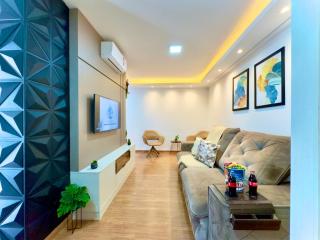 Apto em Condominio Frente Mar com Piscinas Spa Sala de Jogos Quadra de Futebol e Espaco Kids Ideal para Familias - 1