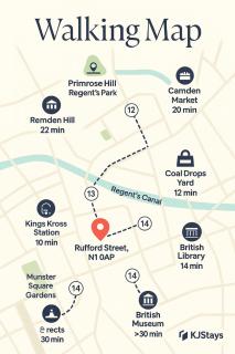 Kings Cross Ensuite - Wi-Fi - Desk - Self CheckIn - London - 2