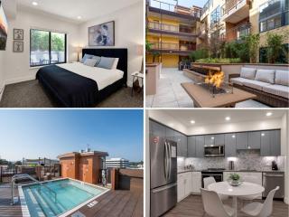Elevator-King Bed-Walk Downtown-Free Garage Parking-Laundry - 0