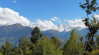 Munsyari camping zone & tracking snow hill - 9