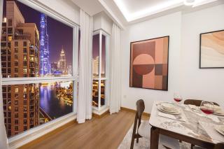 Panoramic Fountain & Burj Khalifa Views, Pool, Gym - 9