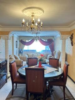 Regal and Spacious Retreat with Crystal Chandeliers - 4