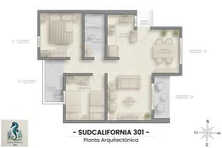 Sudcalifornia 301, 2 Rec, bonita vista y rooftop - 6
