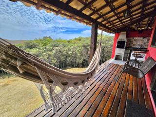 Chalés Vila Real - Tranquilidade na Serra de Carrancas - Piscina com uma vista espetacular do Pôr do Sol - 2