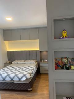 Apartmento a 450m da Vila Germânica - 2 suites - 3