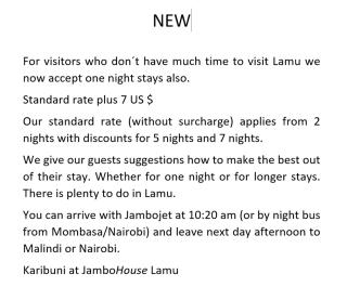 JamboHouse Lamu - 8