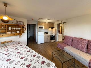 Appartement Confort 6 pers, 2 pièces, Balcon, Cheminée, Accès direct aux pistes - FR-1-322-451 - 9