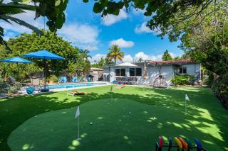 Backyard Oasis 3 Hole Golf Pool Fire Pit - 0