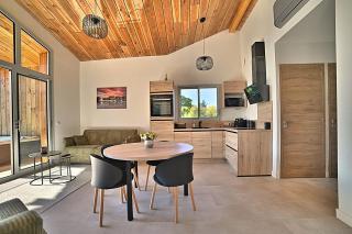 L Etel - spa extérieur vue étoiles de la chambre et vélos électriques - 5