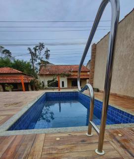Casa de Madeira com piscina e churrasqueira - 4