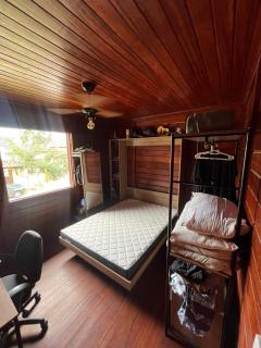 Casa de Madeira com piscina e churrasqueira - 3