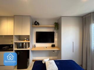 Estúdio Aconchegante No Zn Barra - 1