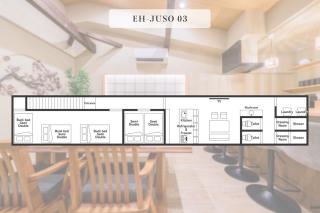 EHJUSO En 下町風情の残る商店街沿いのお部屋 京都や新大阪駅へ近い 8ベッド 2バスルーム 2トイレ - 8