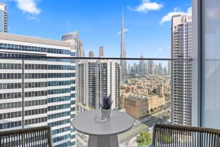Burj Khalifa View l Luxury Studio by Loft Skyline Near Dubai Mall - 8