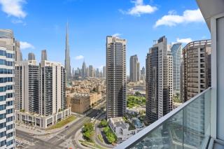 Burj Khalifa View l Luxury Studio by Loft Skyline Near Dubai Mall - 0