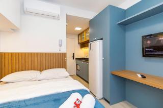 Studio Super Completo Com Sacada no Centro-MAN1005 - 0