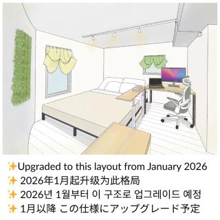 Fox & Fortune 4A -Renovation in Jan 3min to Station Nomad Stay- - 7