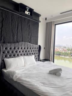 Căn hộ 1 phòng ngủ, view hồ, máy chiếu, tivi lớn, đồ bếp đầy đủ, máy giặt sấy - 6